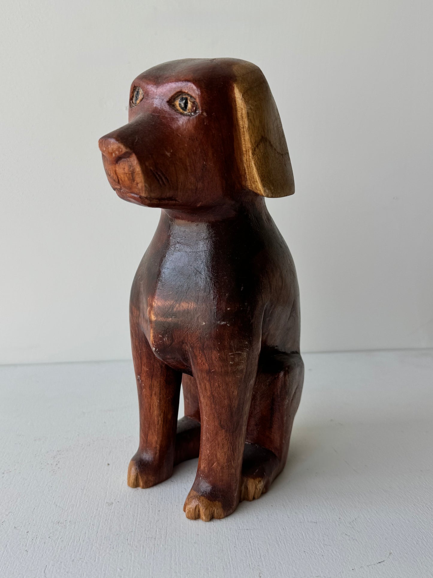 Carved Folk Art Dog