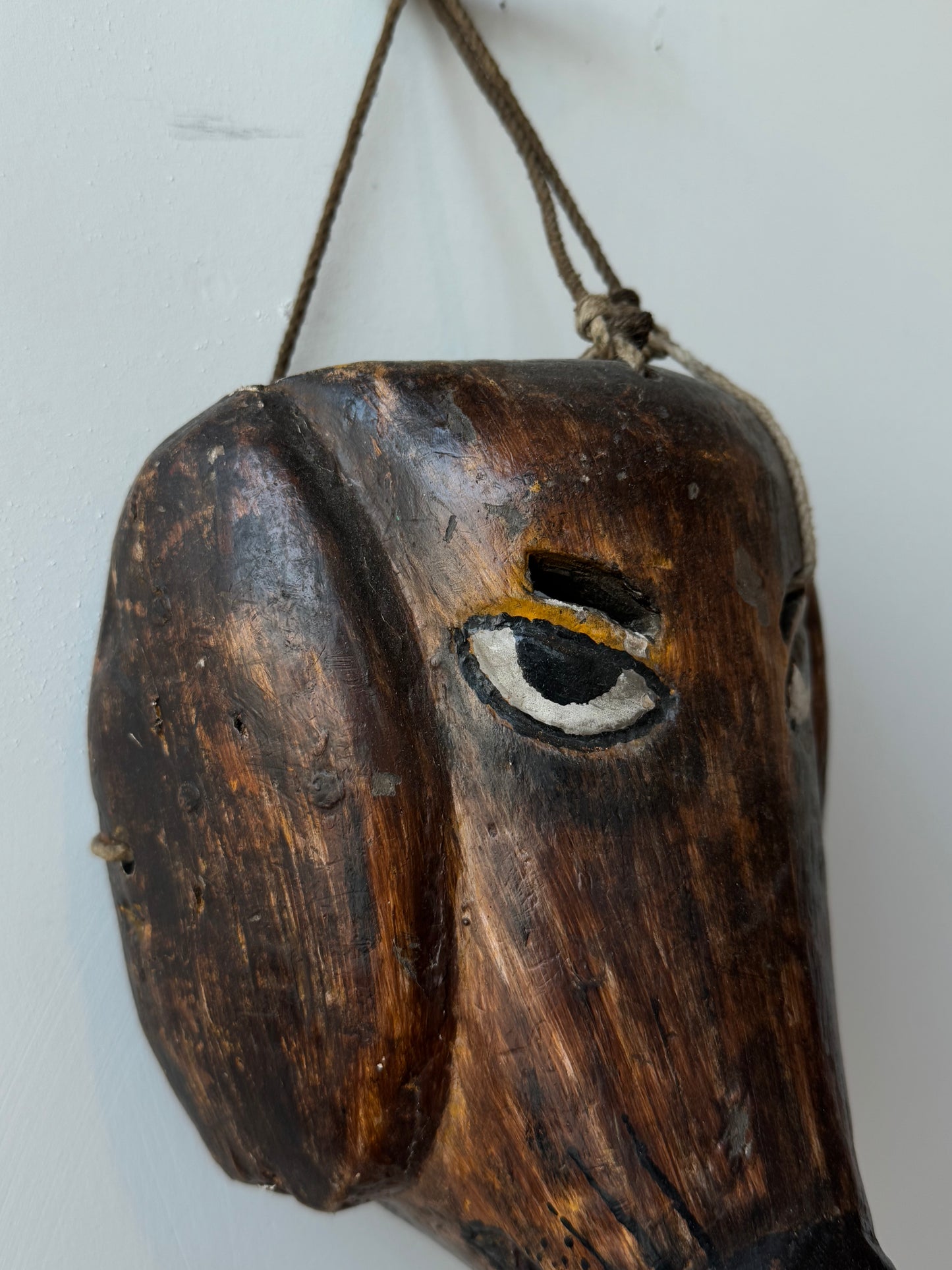 Carved Dog Mask