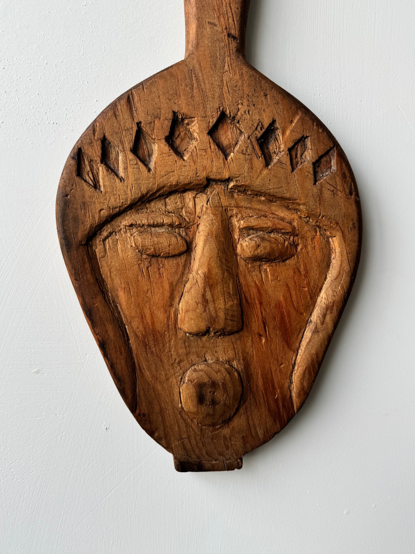 Carved Bellows with Face