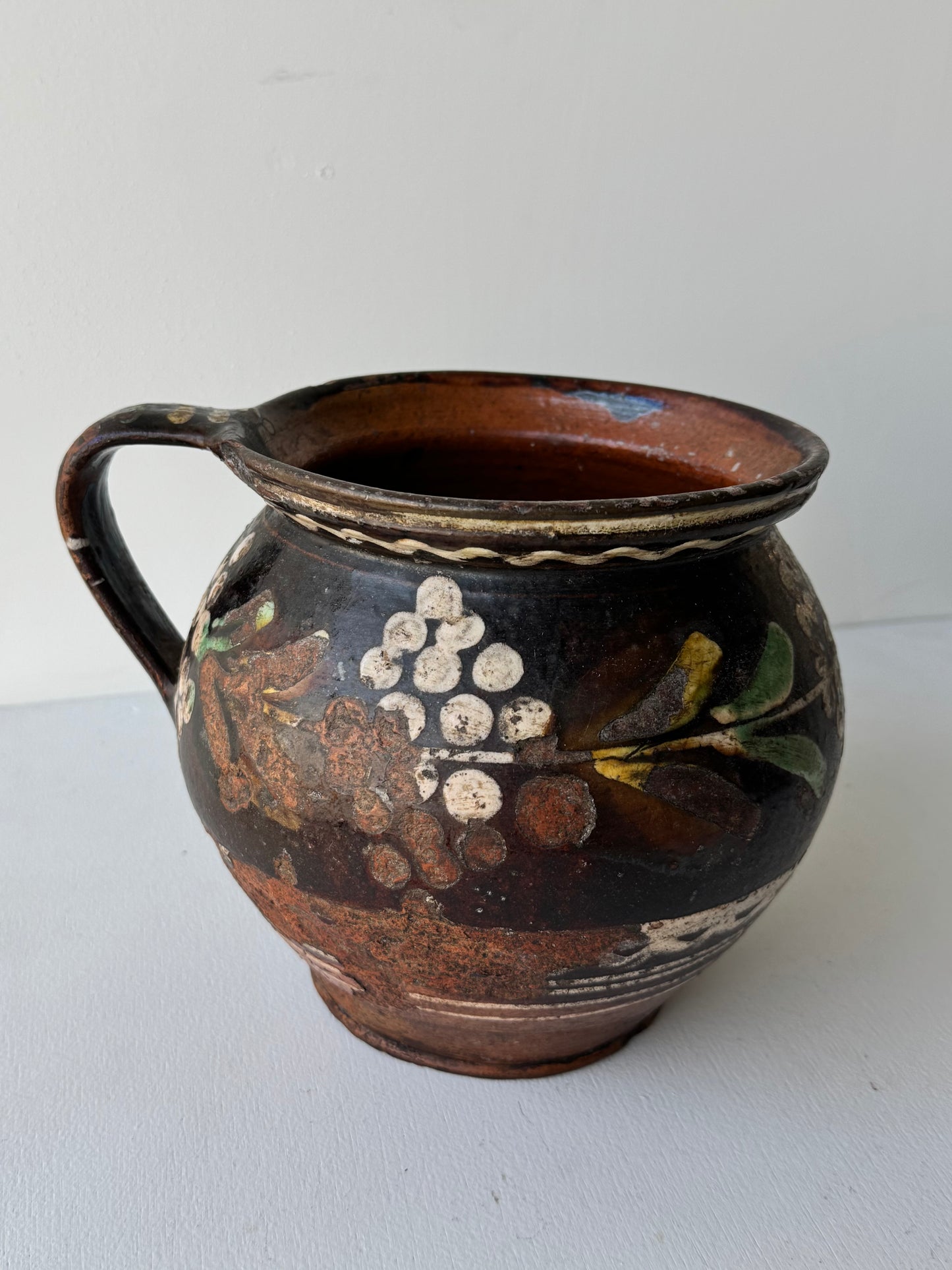 French Redware Jug