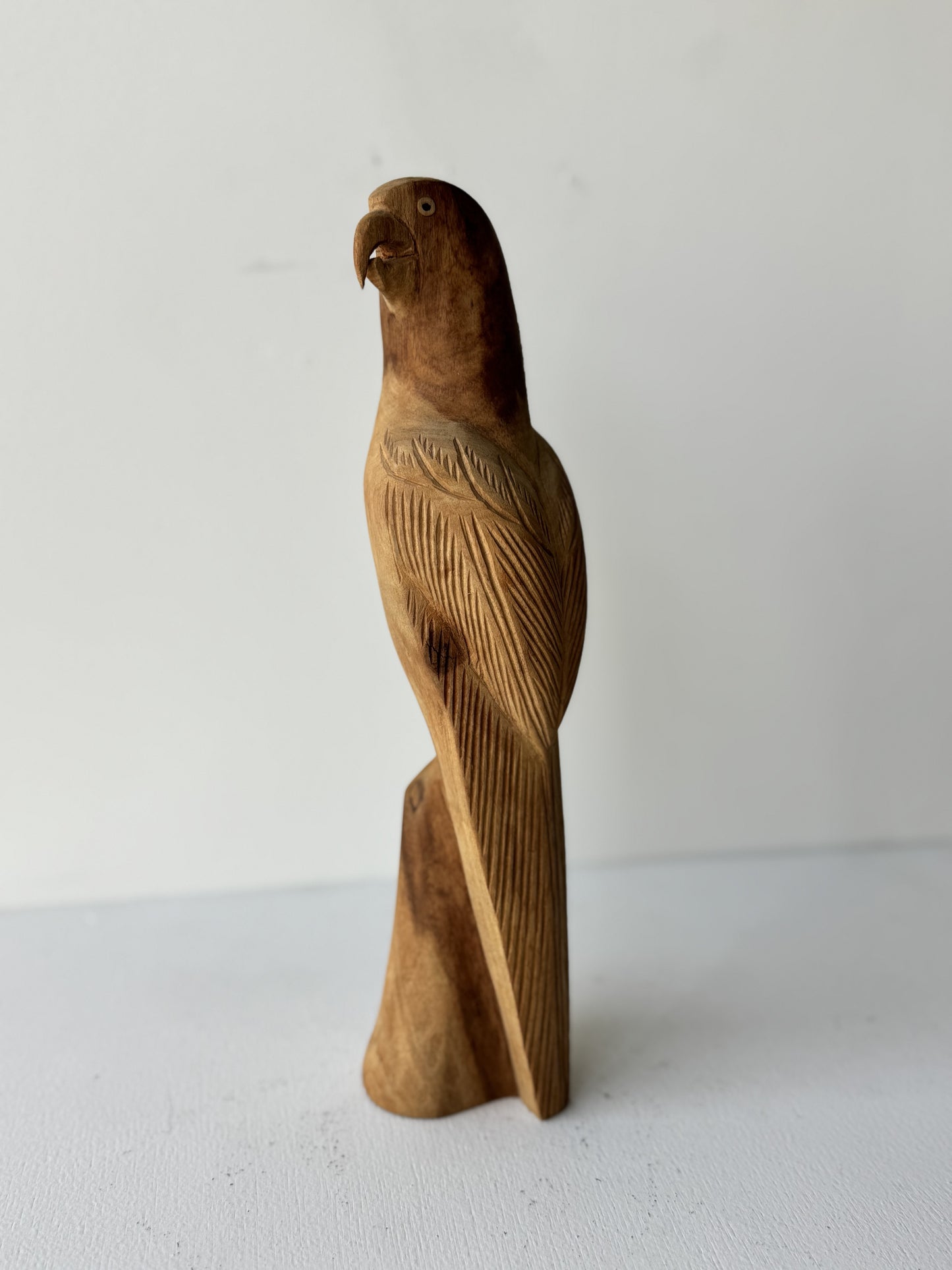 Finely Carved Parrot