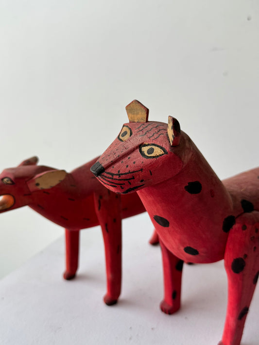 Trio of Oaxacan Red Animals