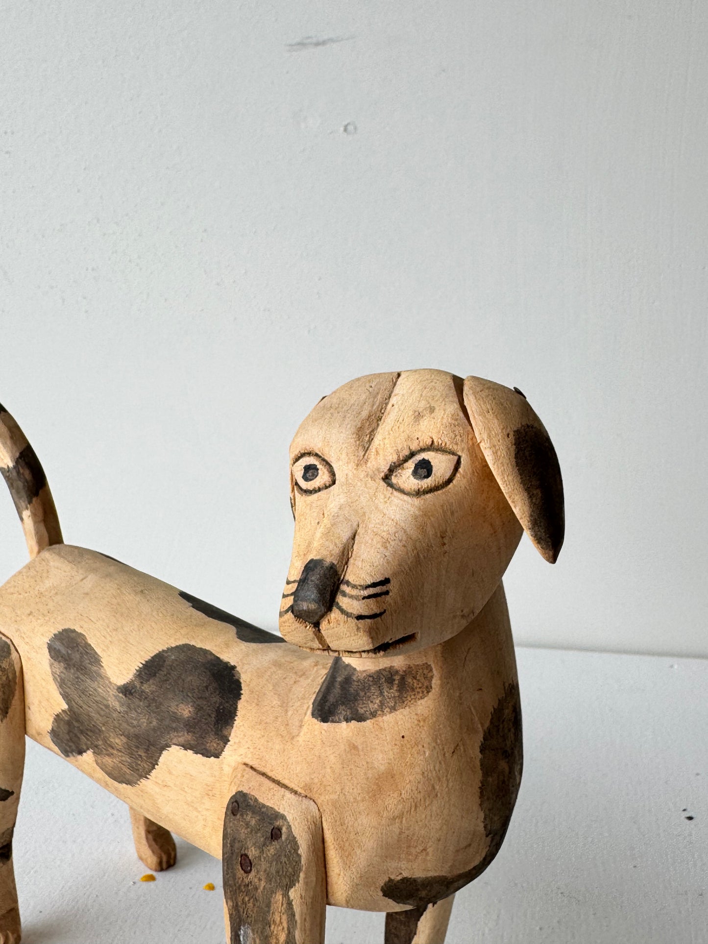 Oaxacan Wood Carved Puppy