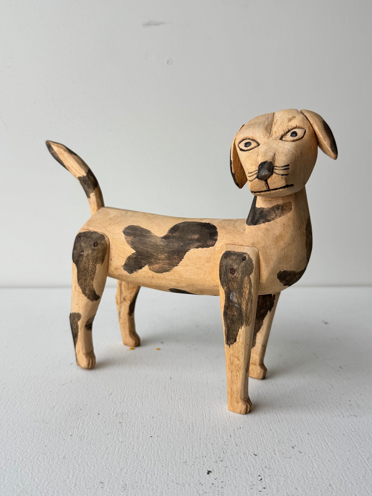 Oaxacan Wood Carved Puppy