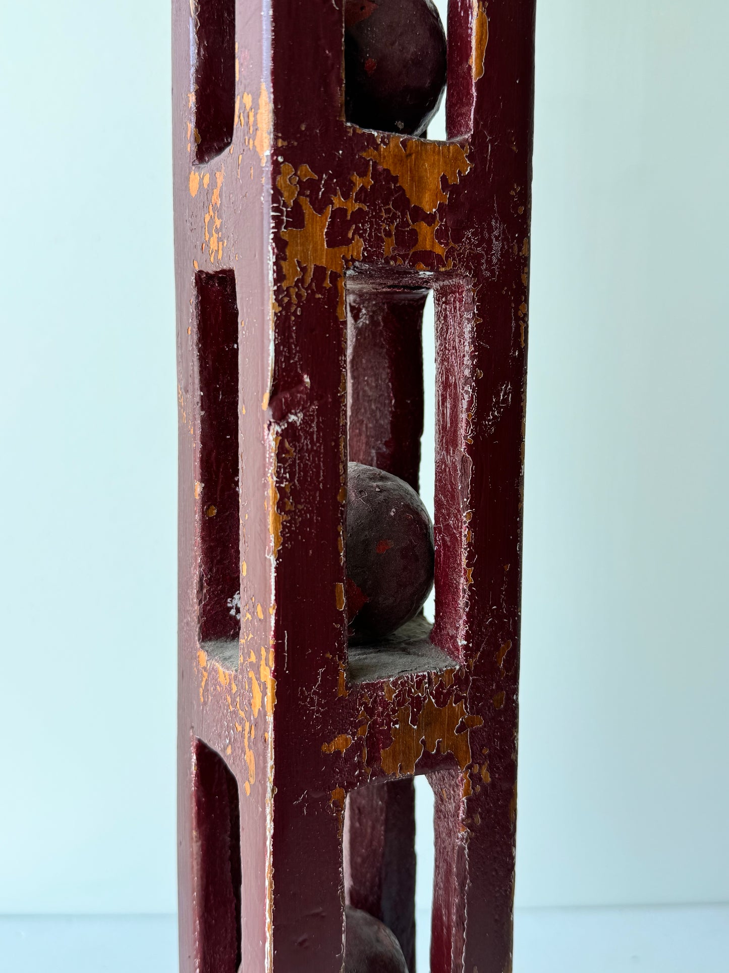 Carved Ball and Cage Tower
