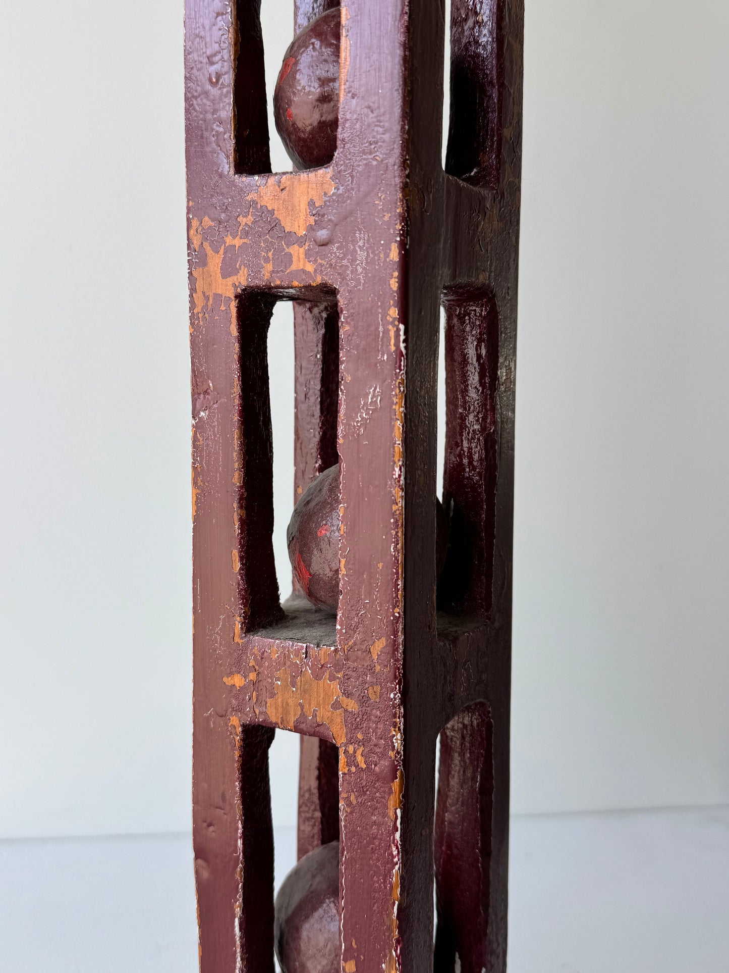 Carved Ball and Cage Tower