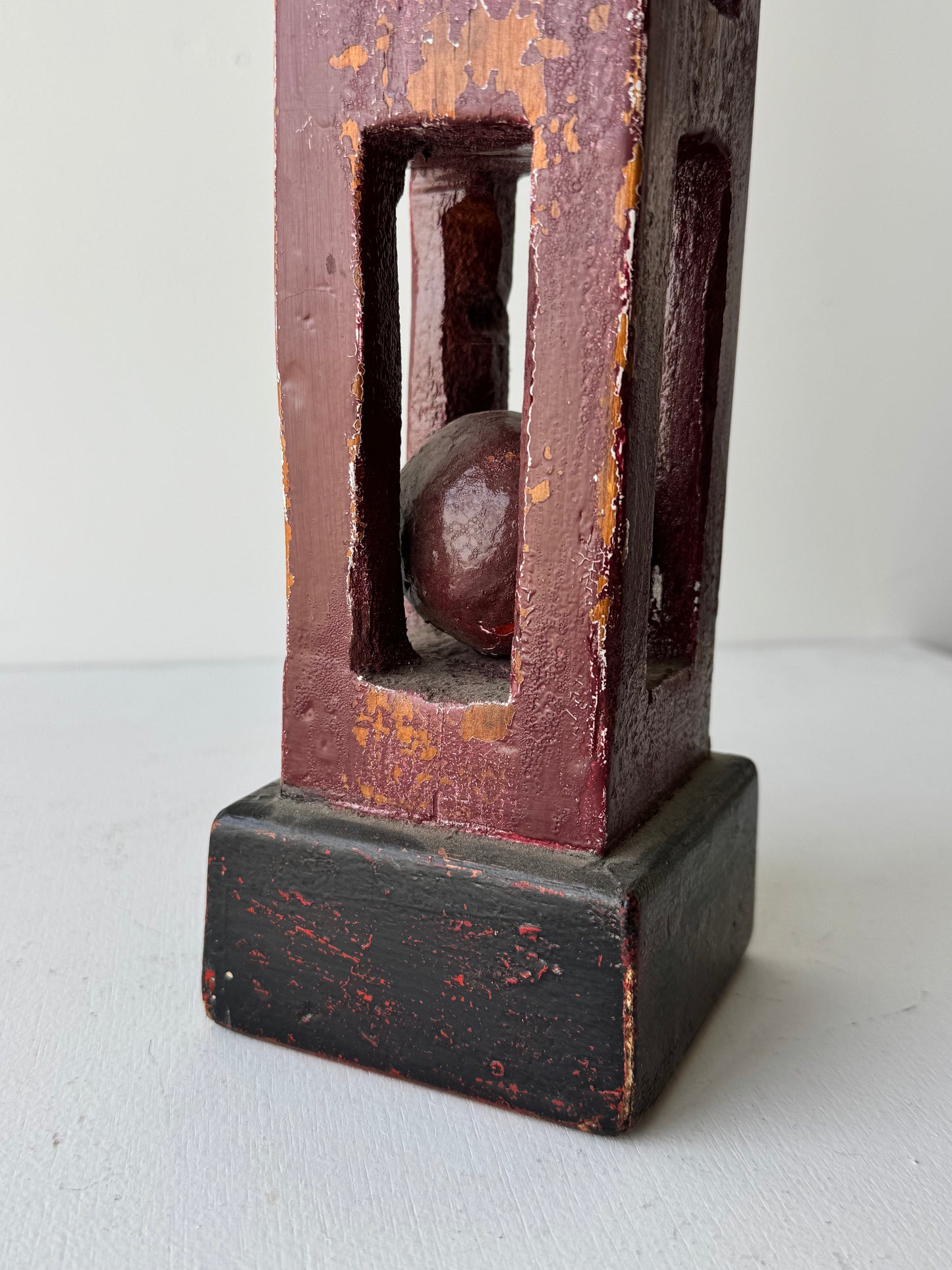 Carved Ball and Cage Tower