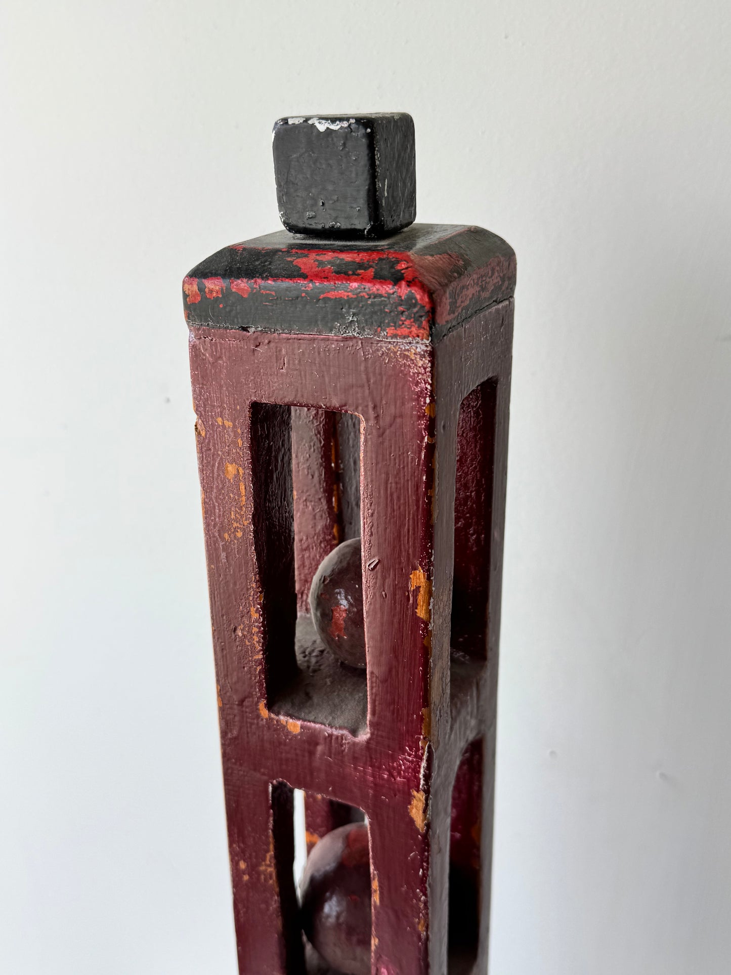 Carved Ball and Cage Tower