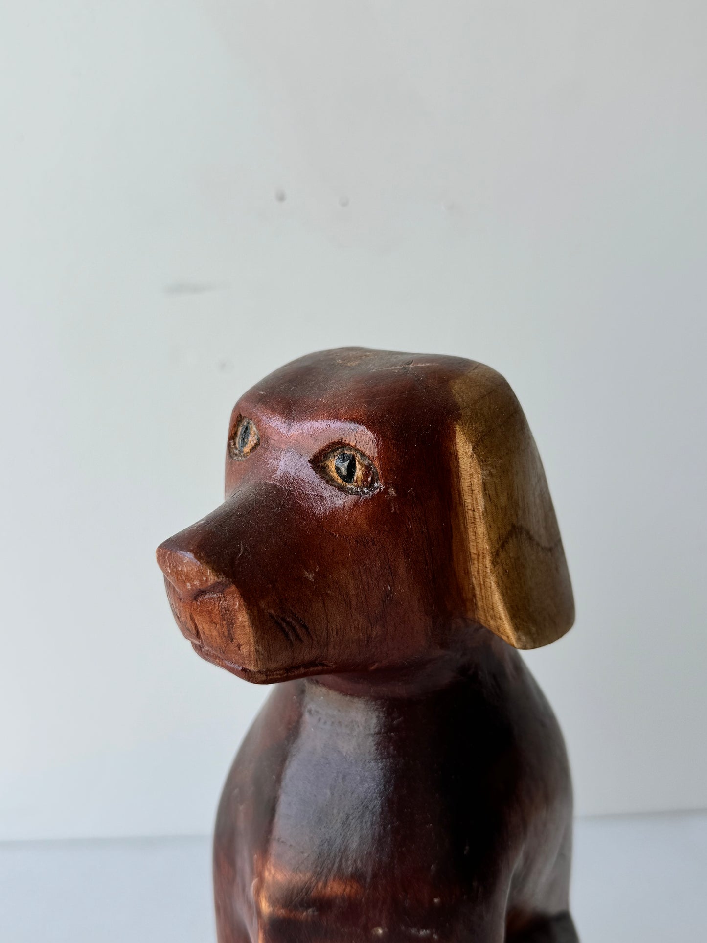 Carved Folk Art Dog