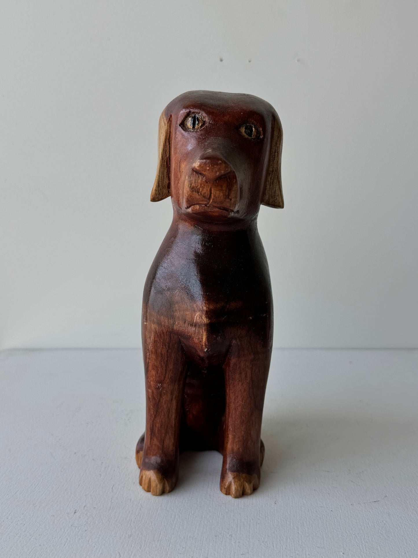 Carved Folk Art Dog