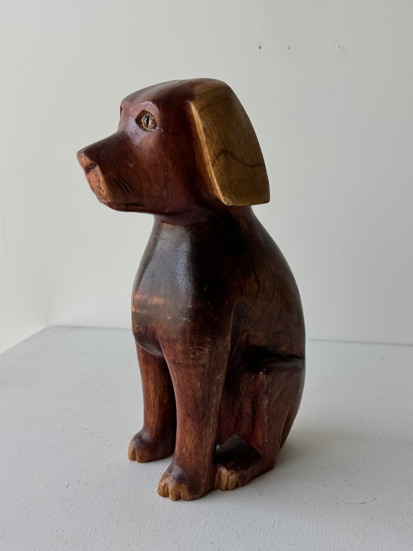 Carved Folk Art Dog