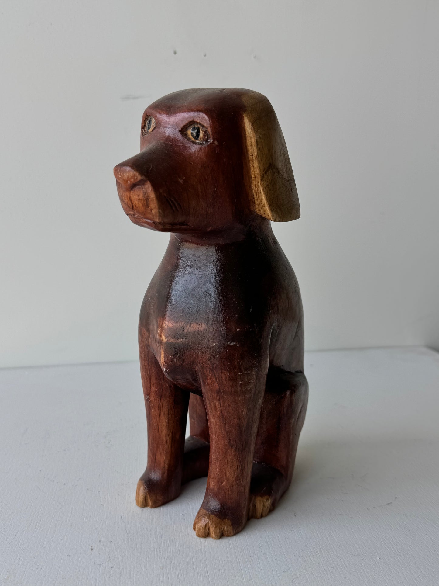 Carved Folk Art Dog