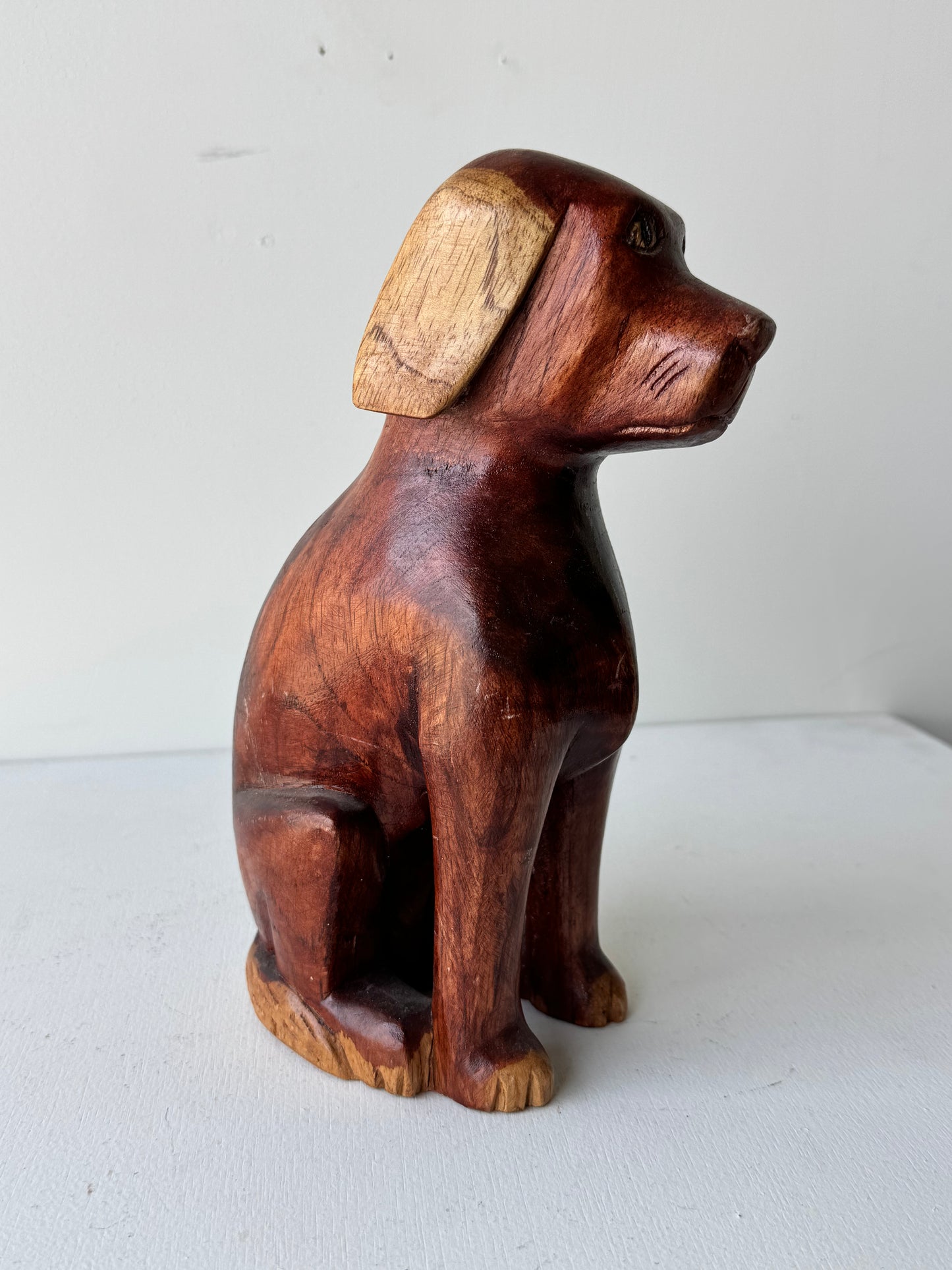 Carved Folk Art Dog