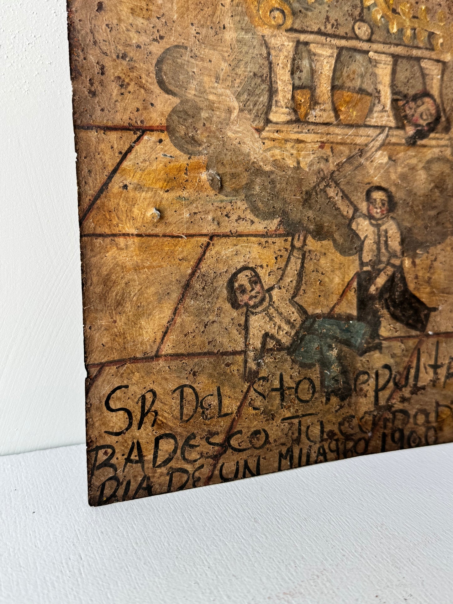 Painted Tin Votive