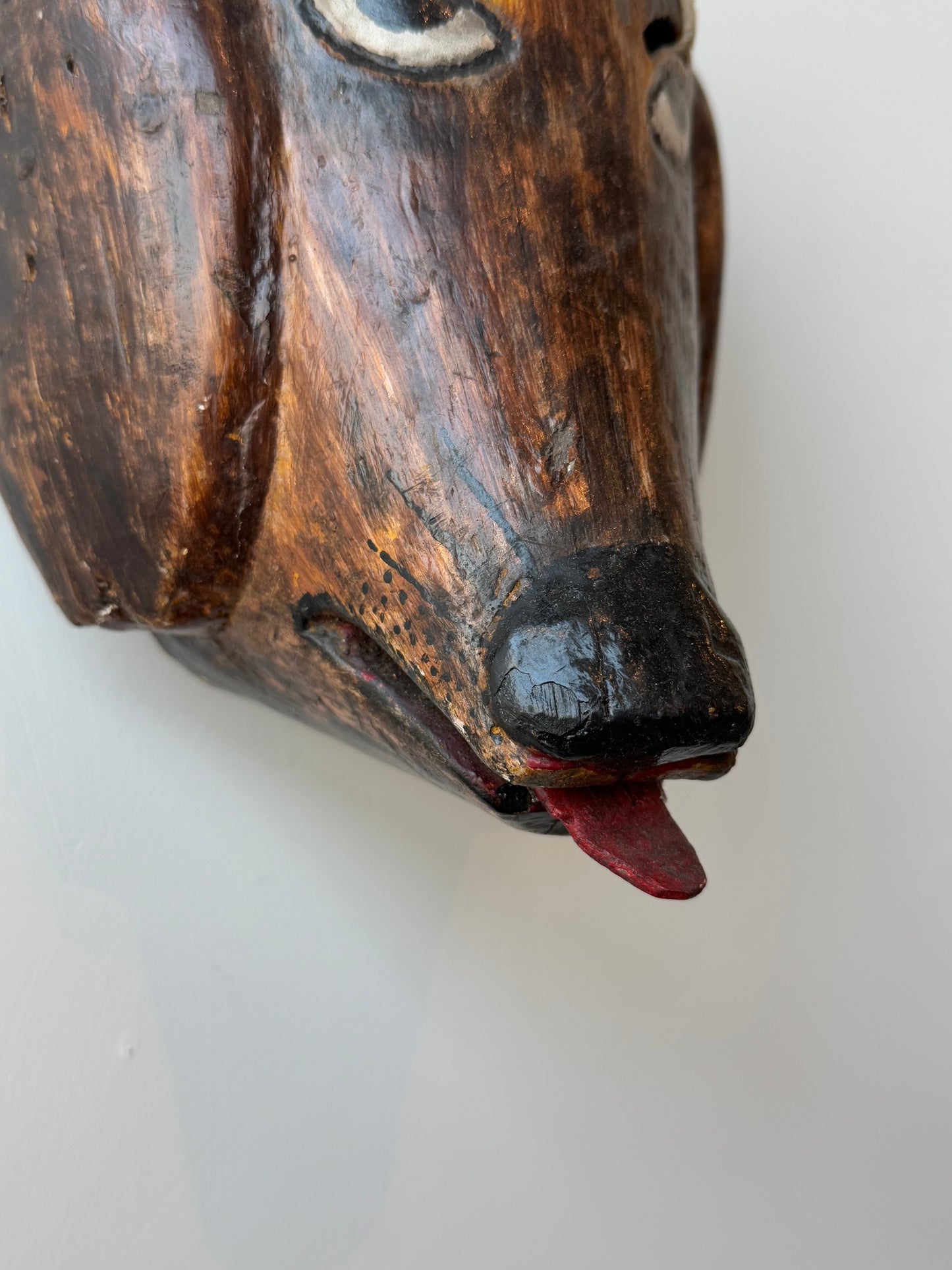 Carved Dog Mask