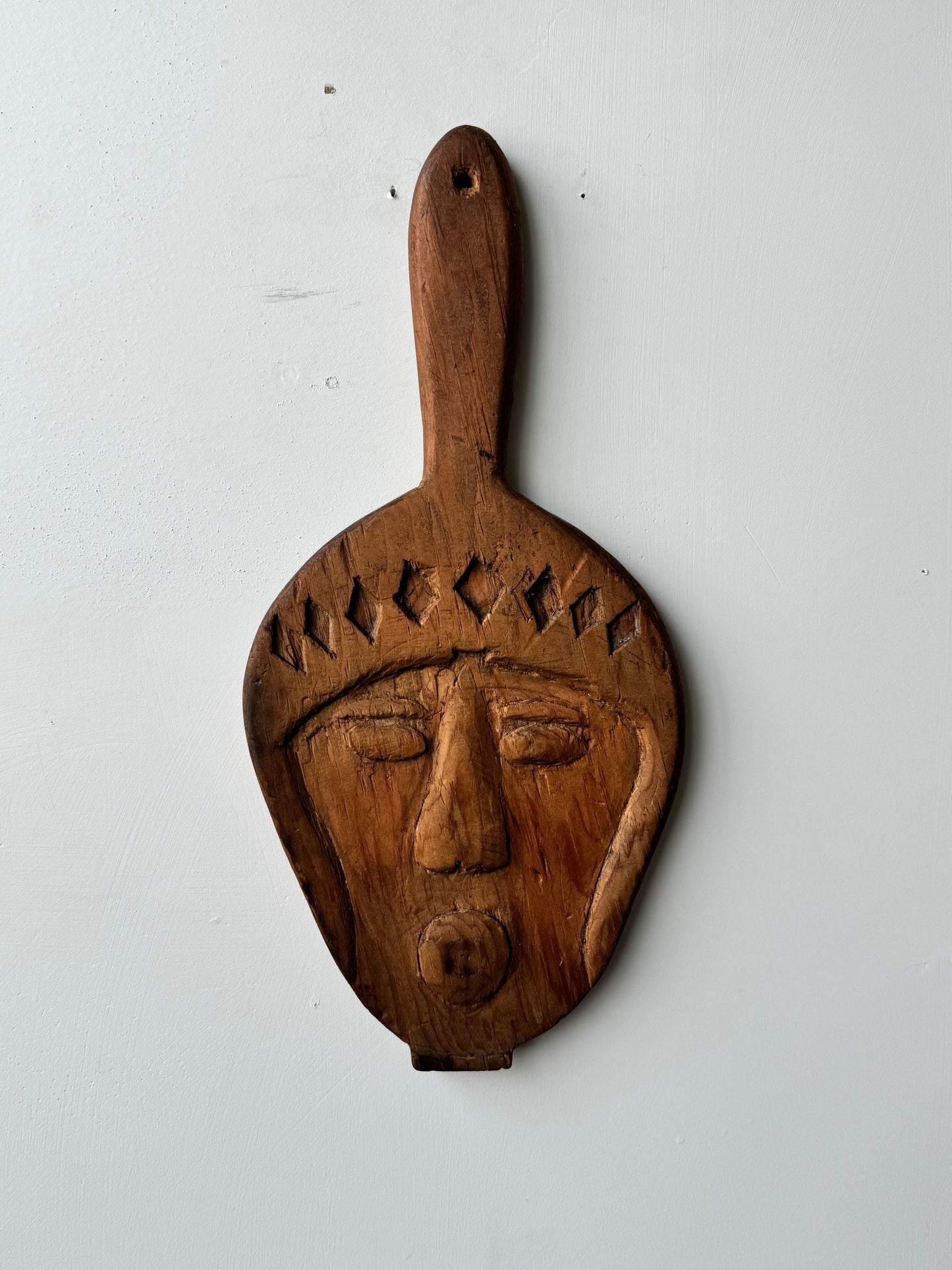 Carved Bellows with Face
