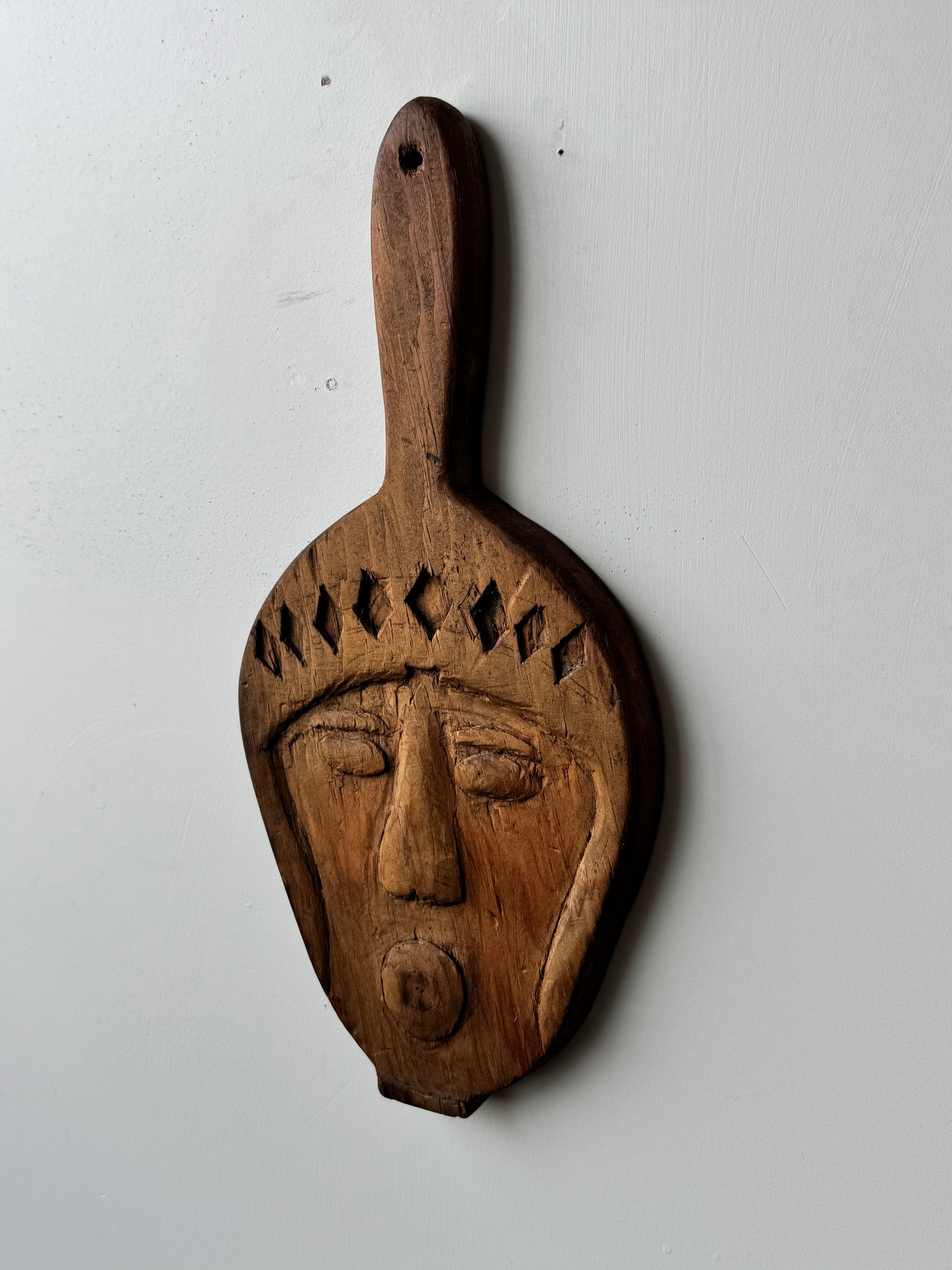 Carved Bellows with Face