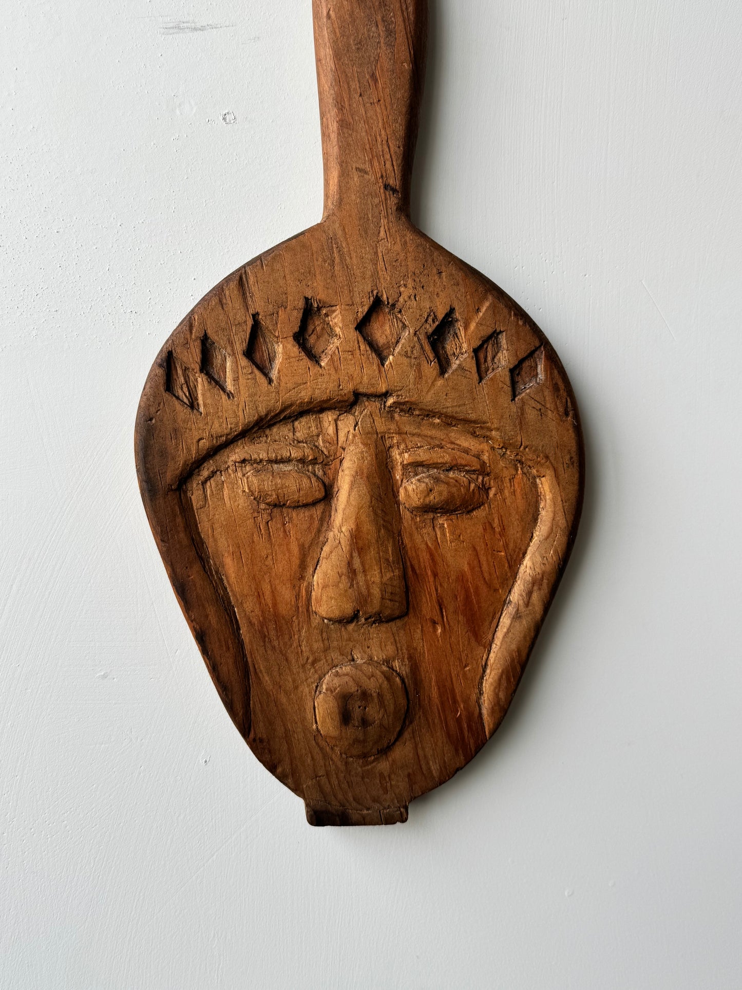 Carved Bellows with Face