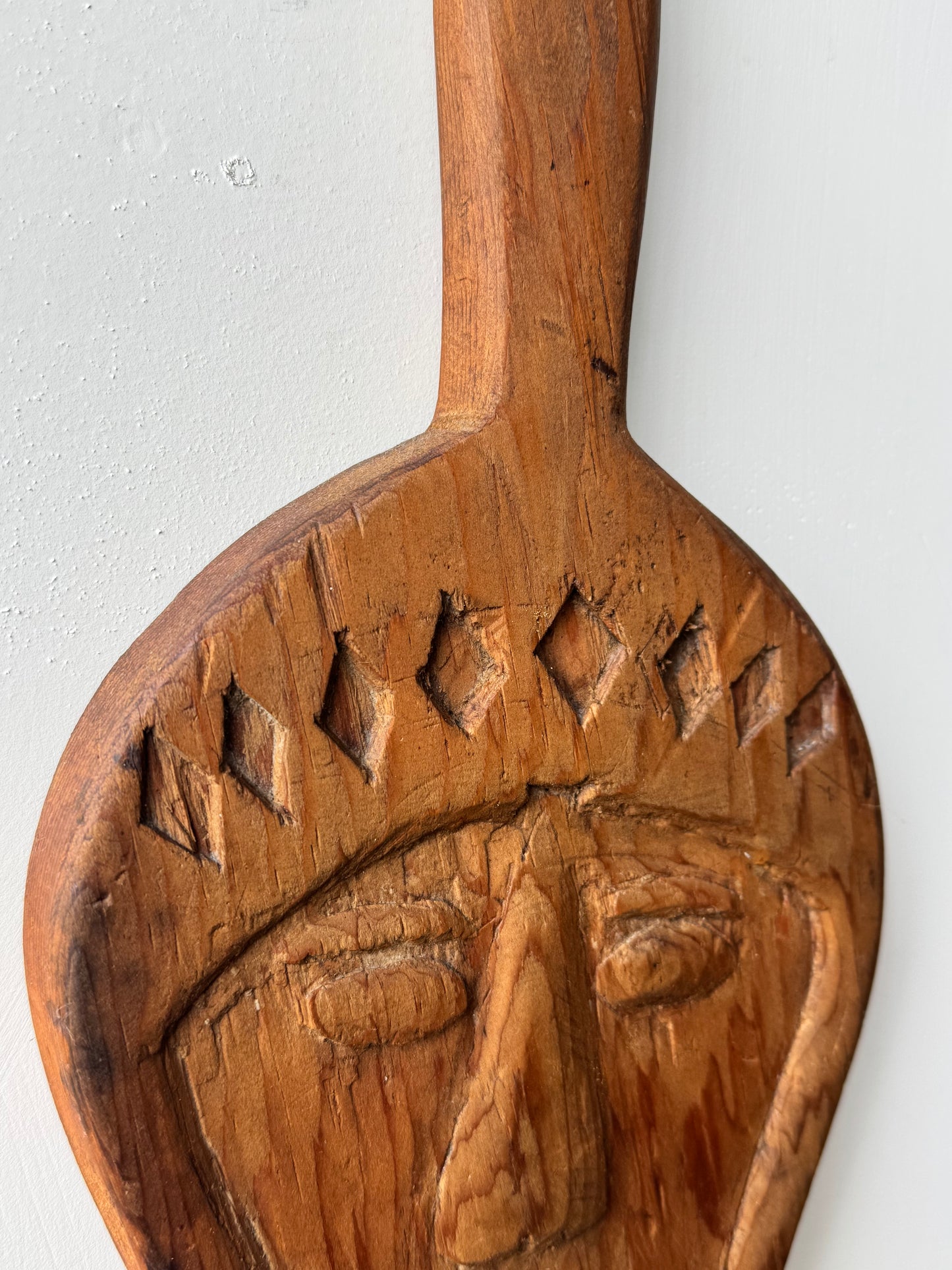 Carved Bellows with Face