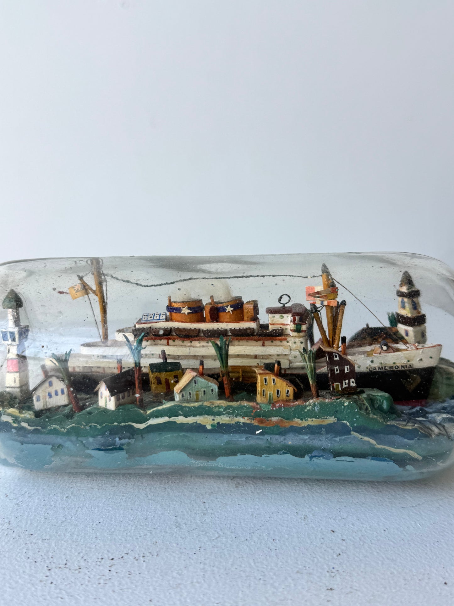 SS Cameronia Ship in Bottle