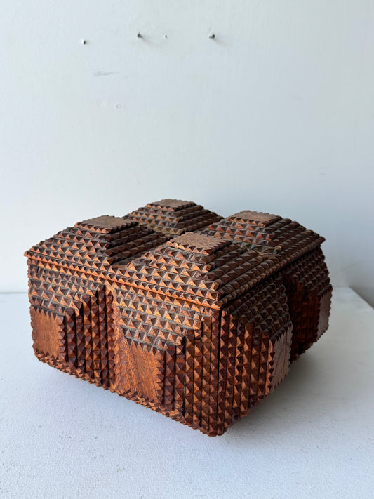 Eight Layered Chip Carved Box