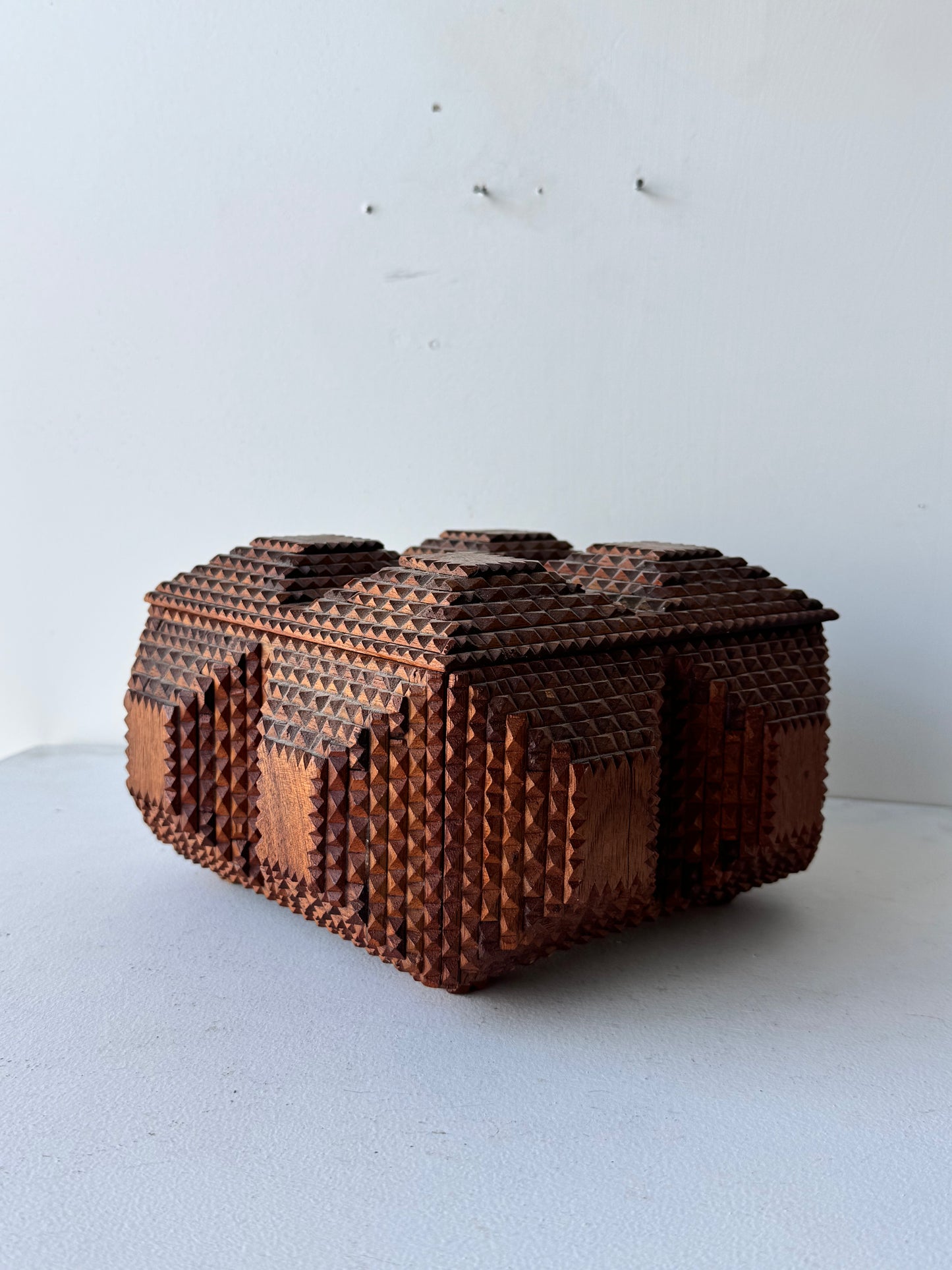 Eight Layered Chip Carved Box