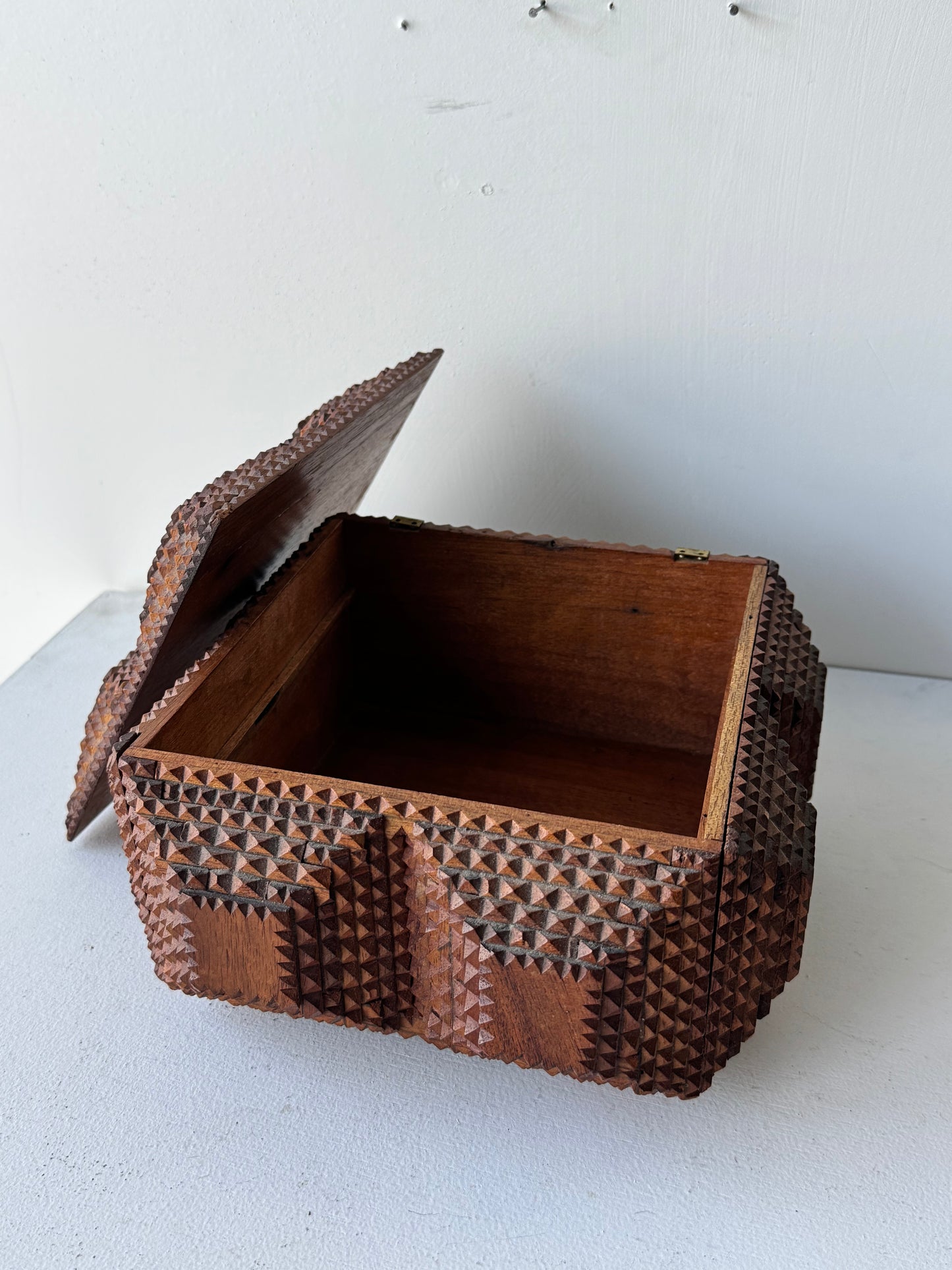 Eight Layered Chip Carved Box