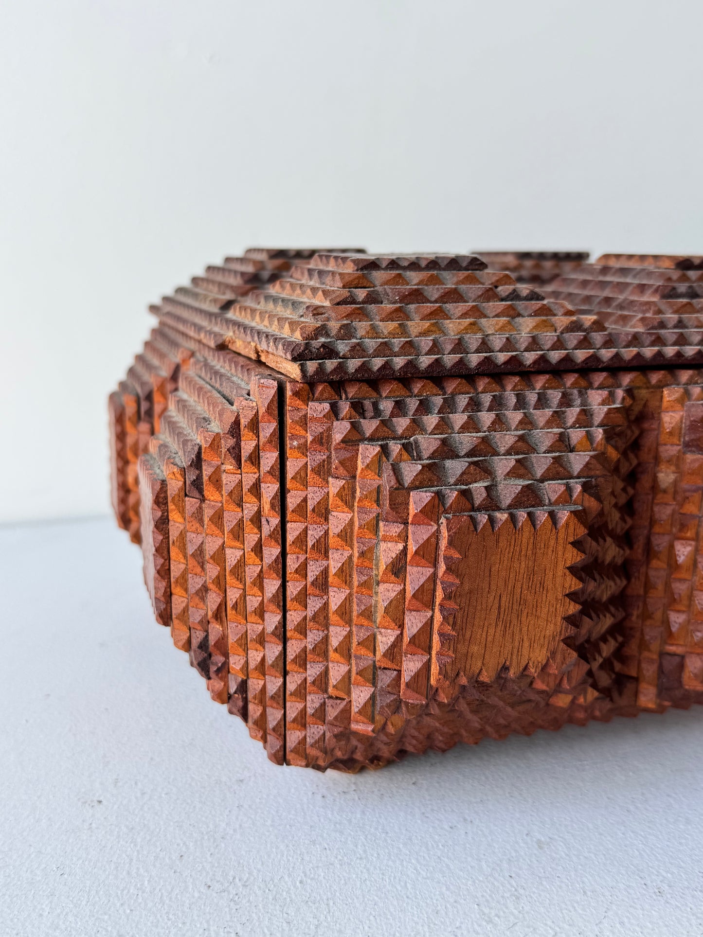 Eight Layered Chip Carved Box