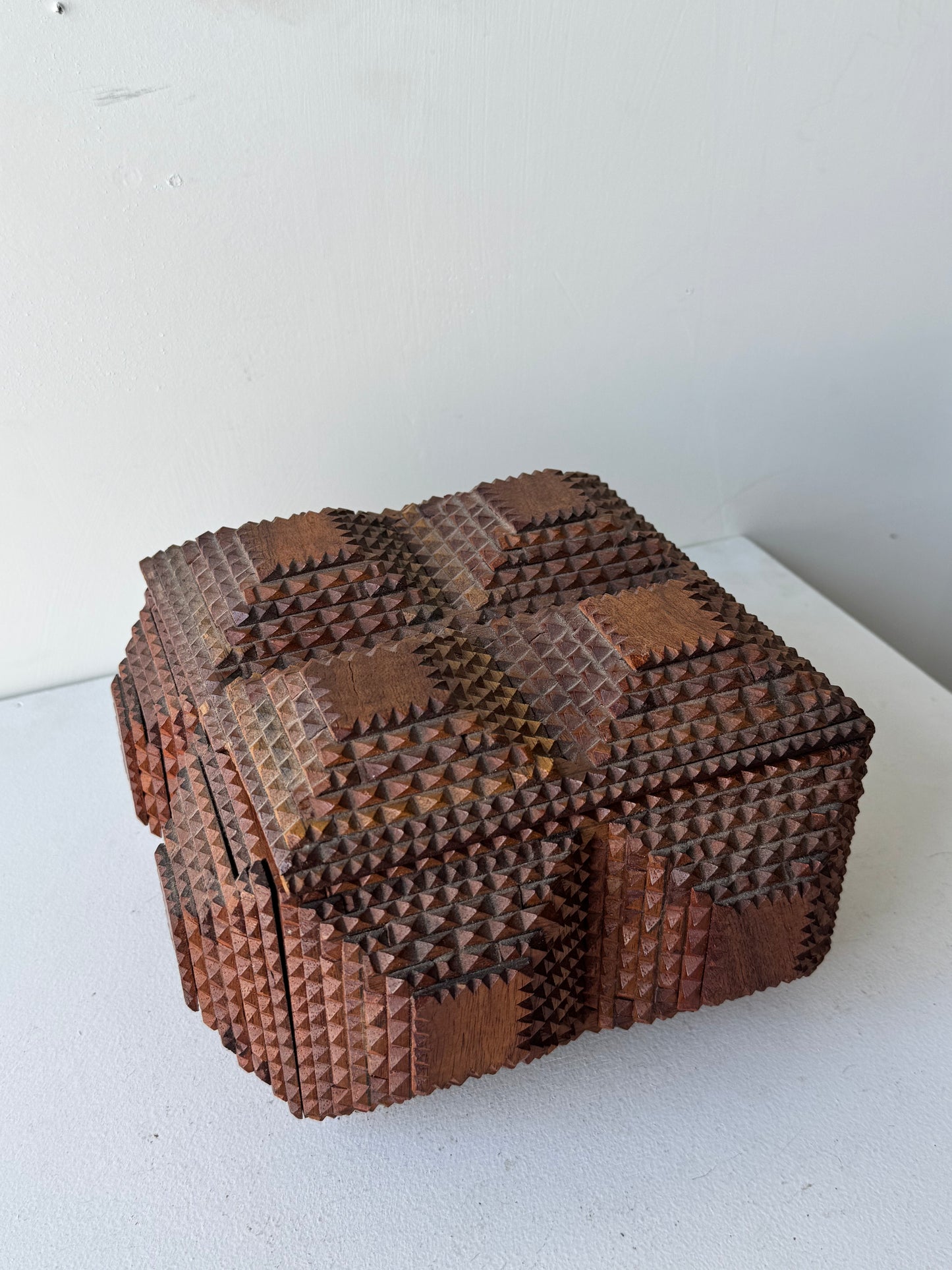 Eight Layered Chip Carved Box