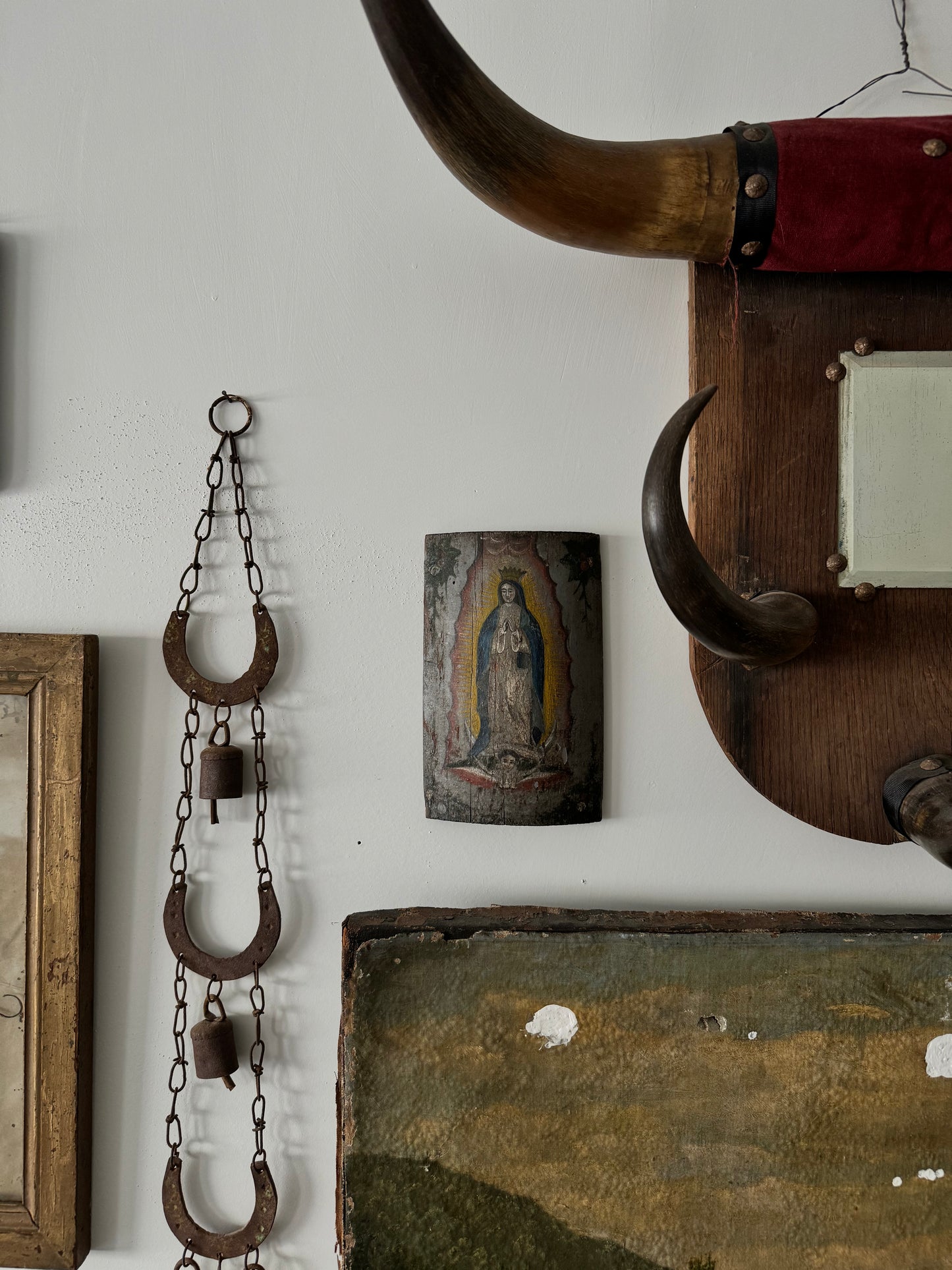 Curved Portrait of Our Lady of Guadalupe