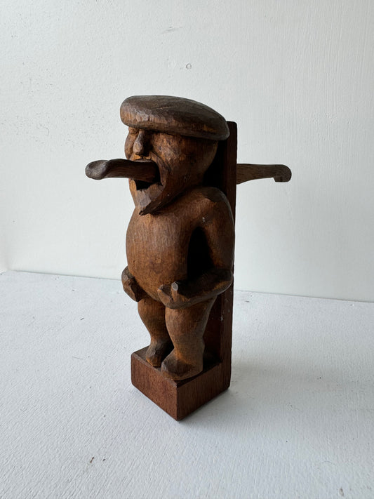 Figural Wooden Door Handle