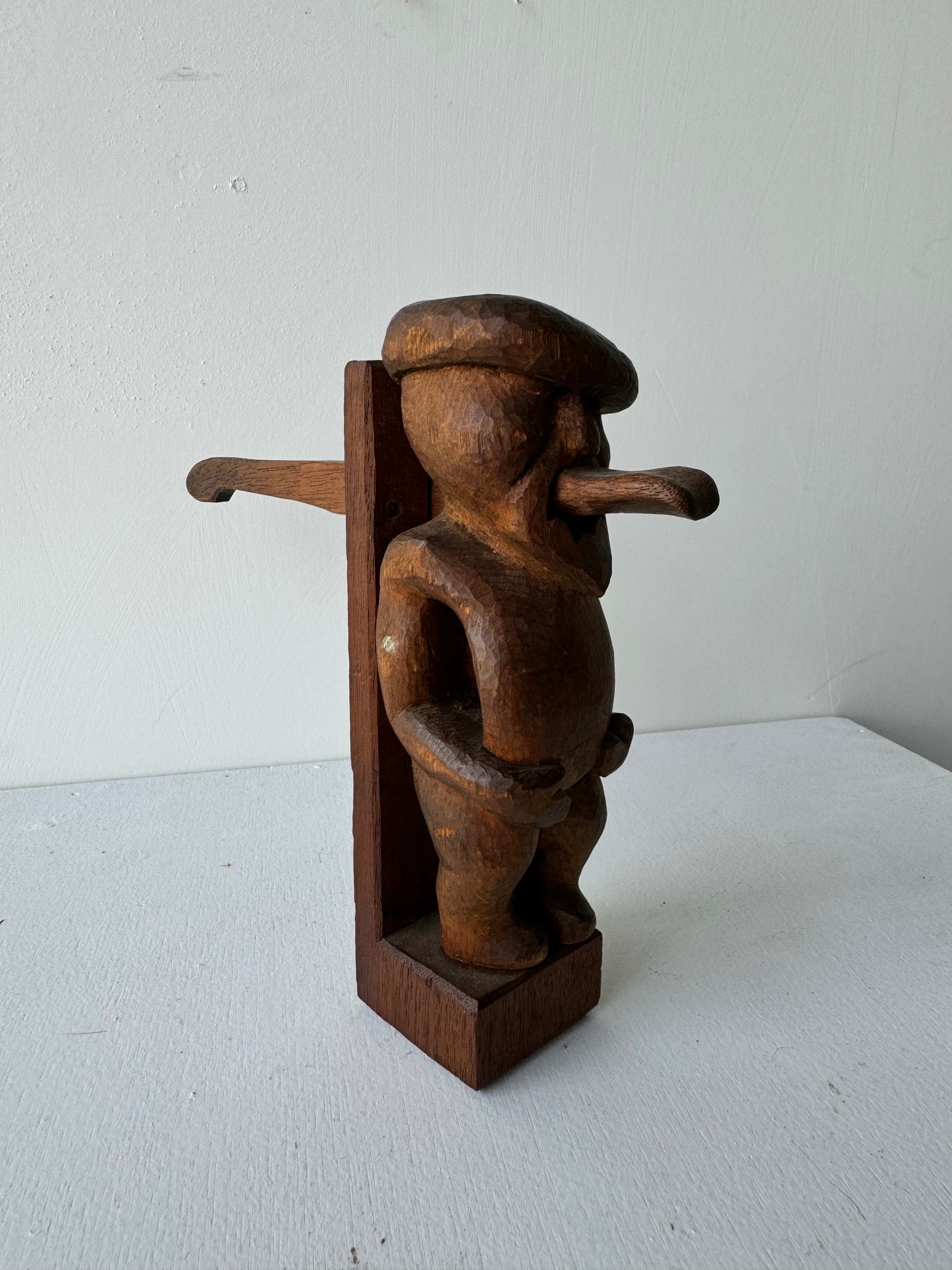 Figural Wooden Door Handle