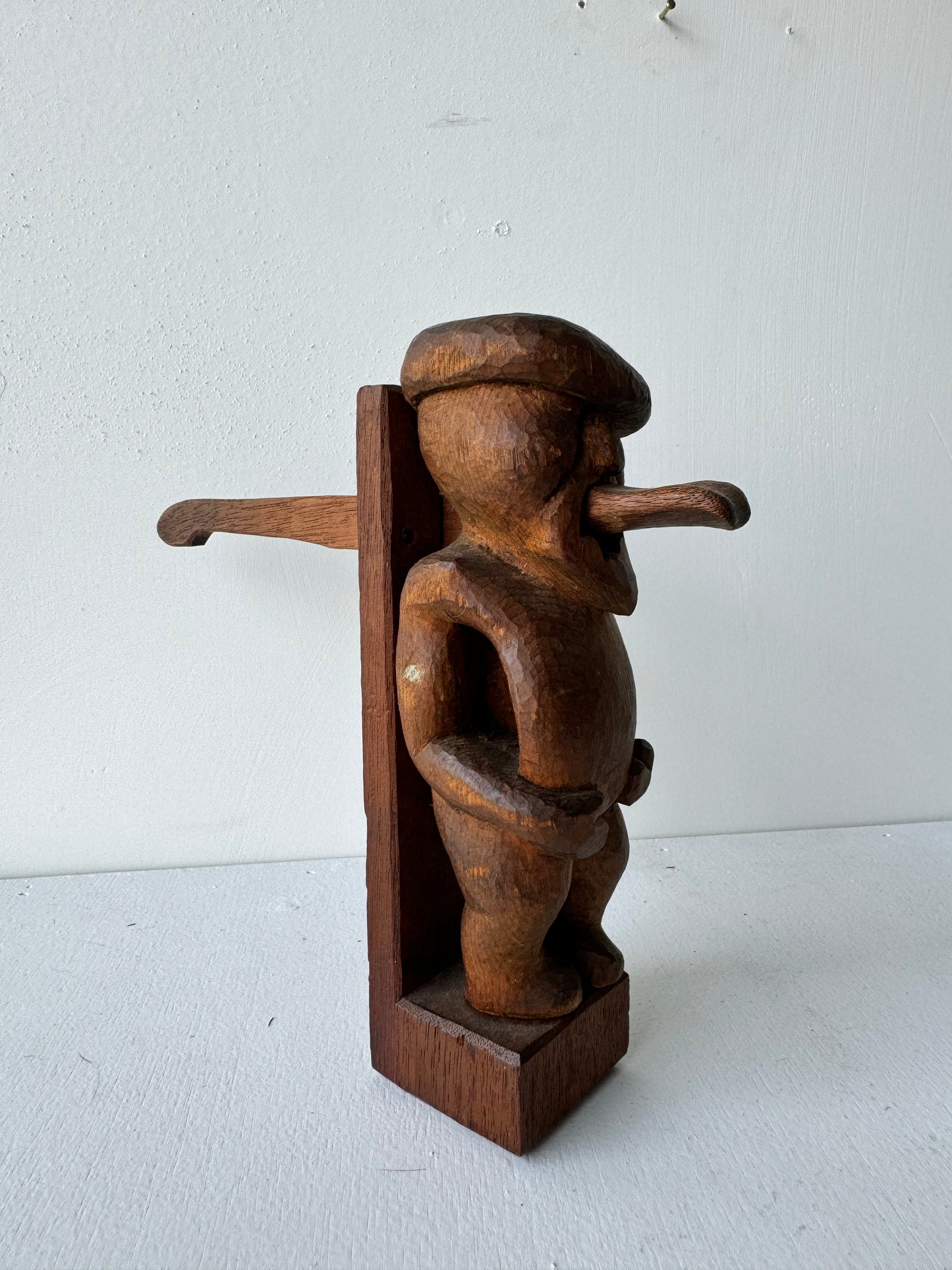 Figural Wooden Door Handle