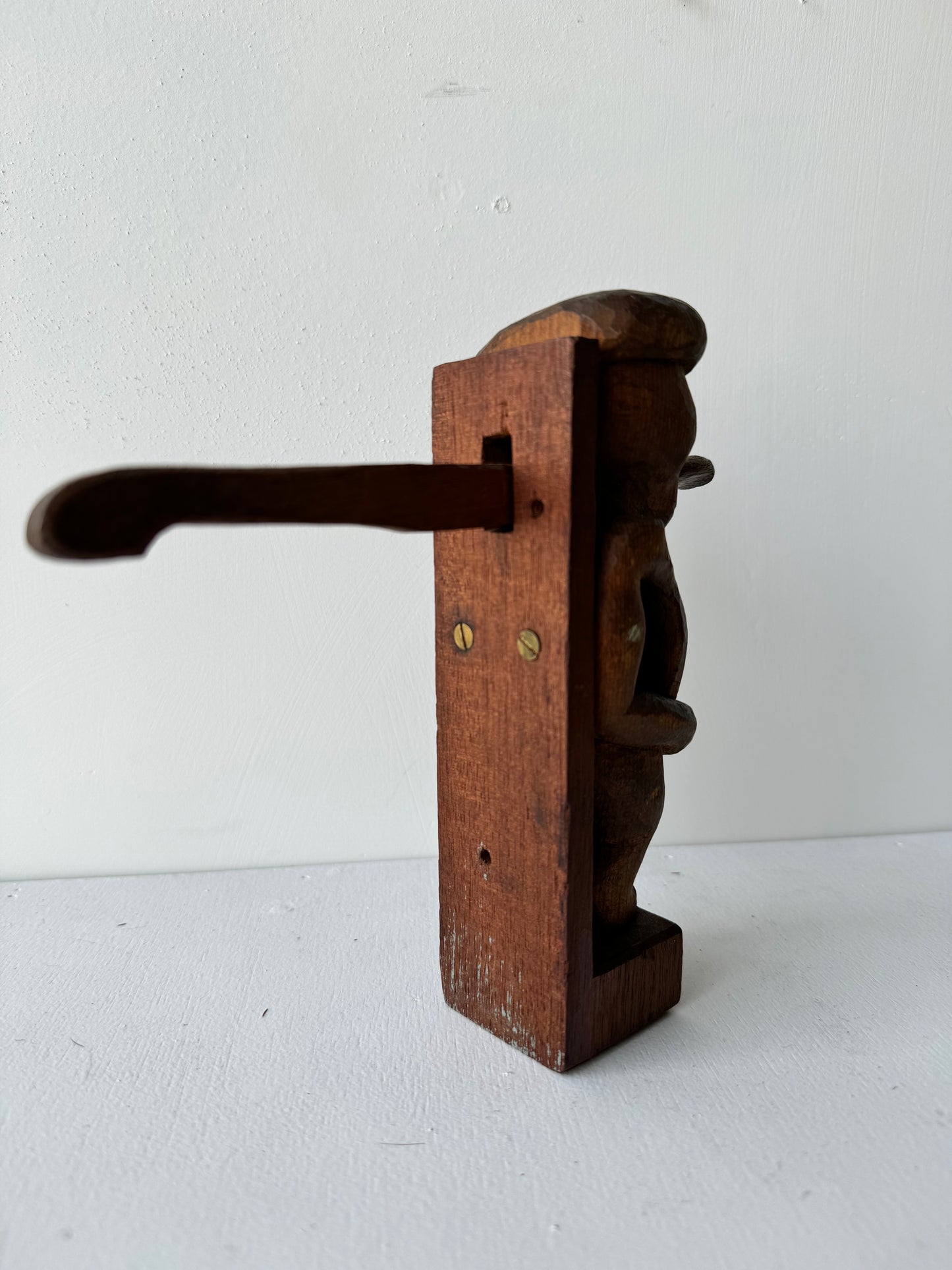 Figural Wooden Door Handle