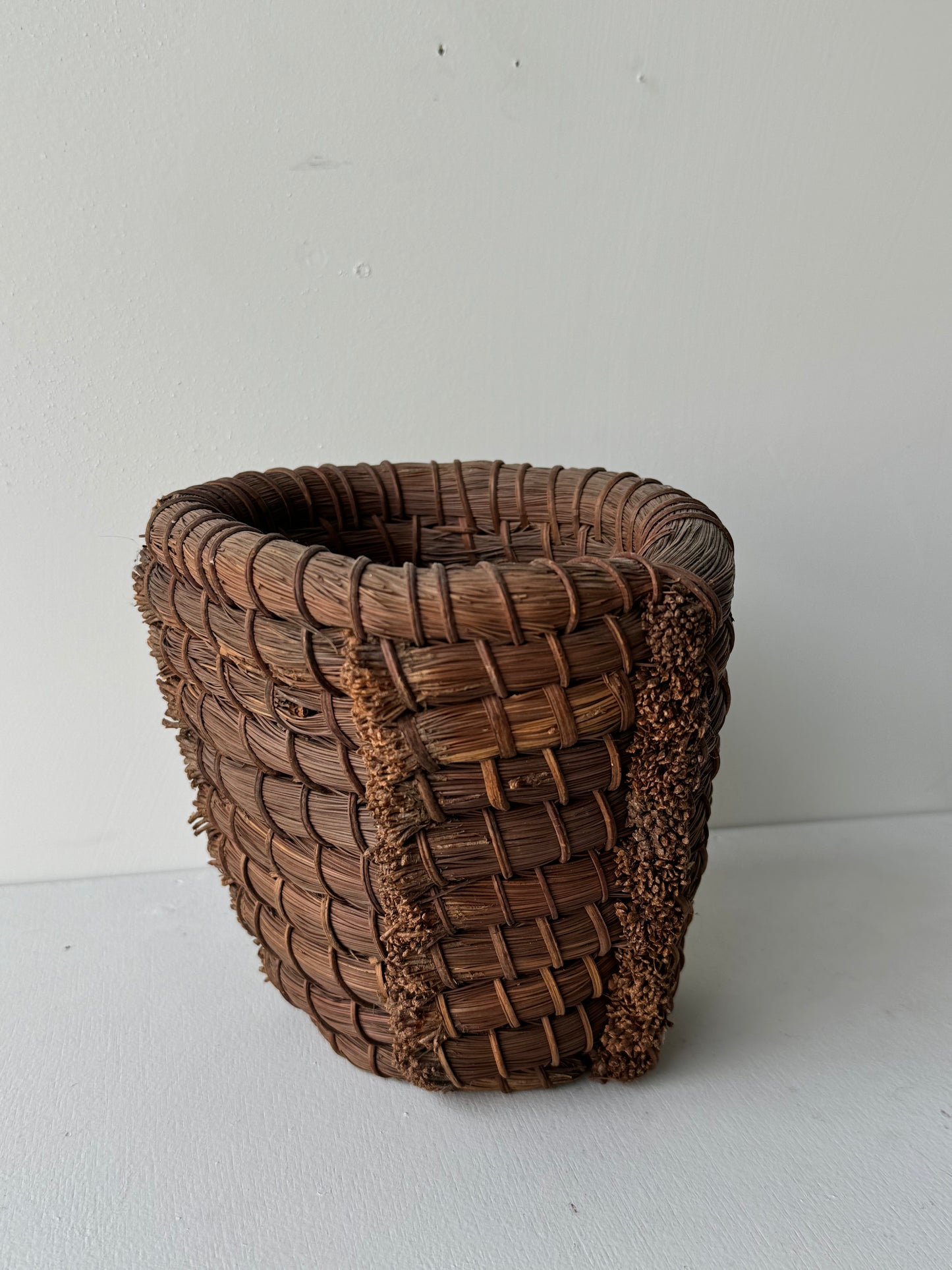 Woven Pine Needle Basket