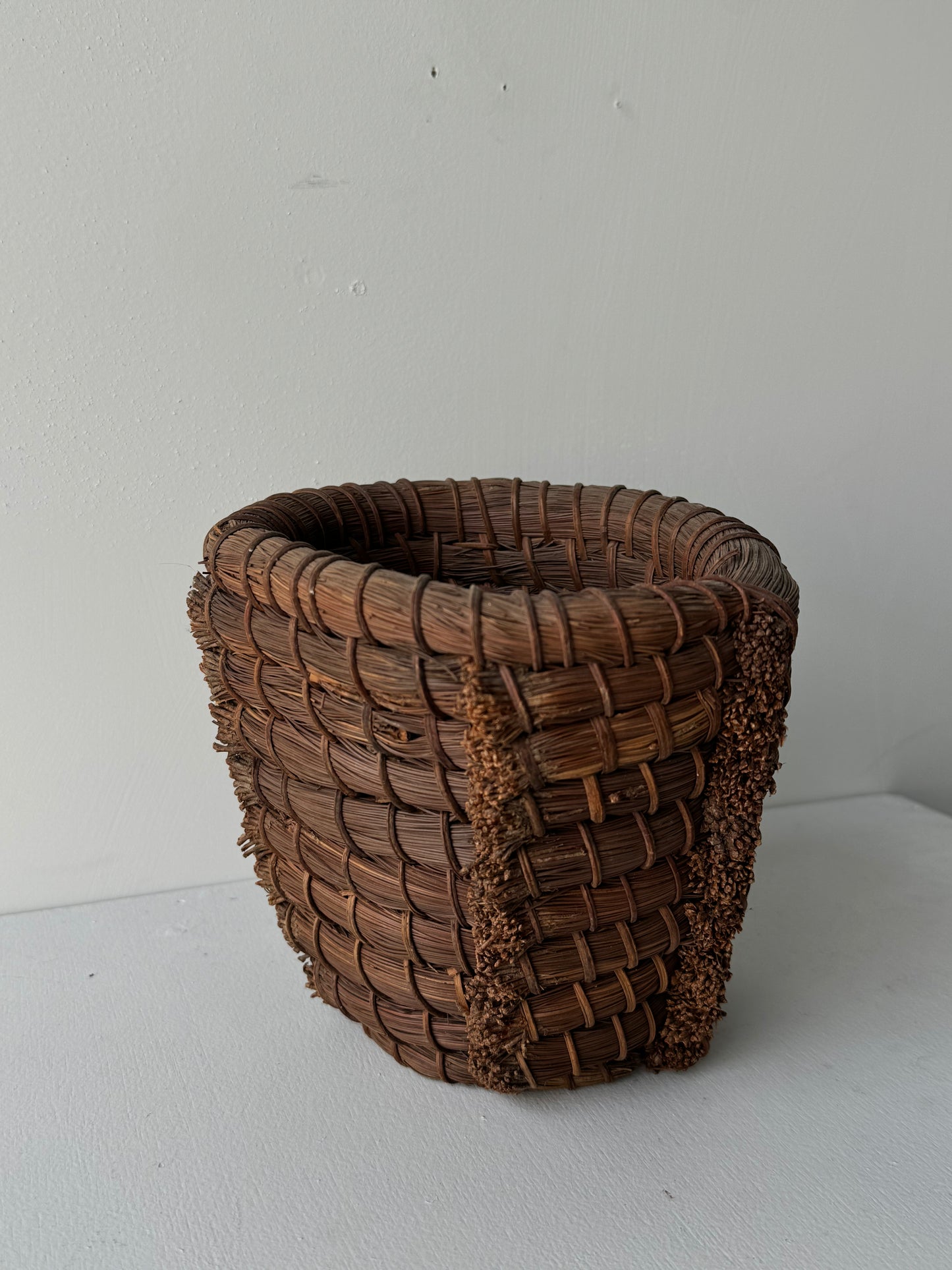 Woven Pine Needle Basket