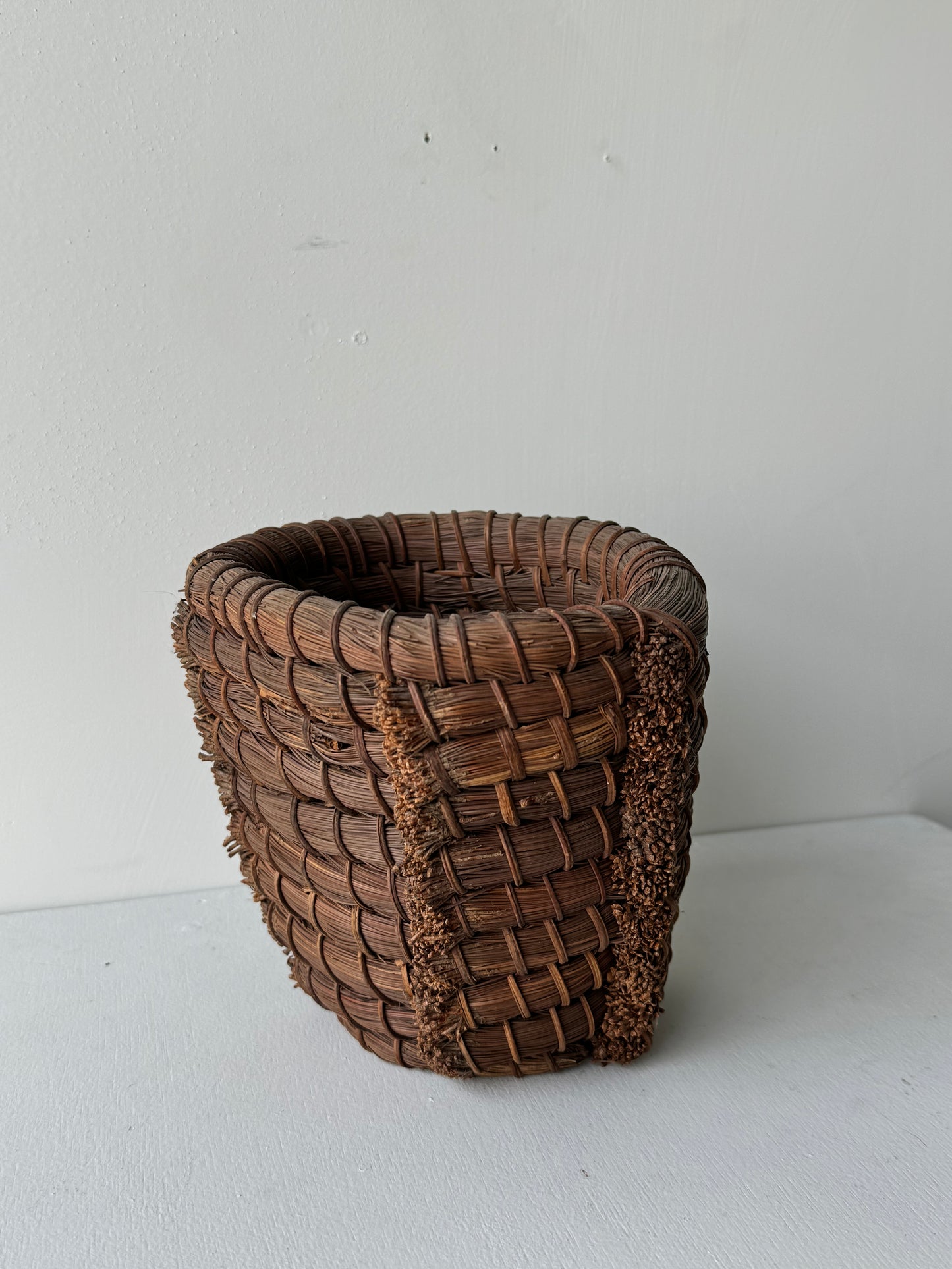 Woven Pine Needle Basket