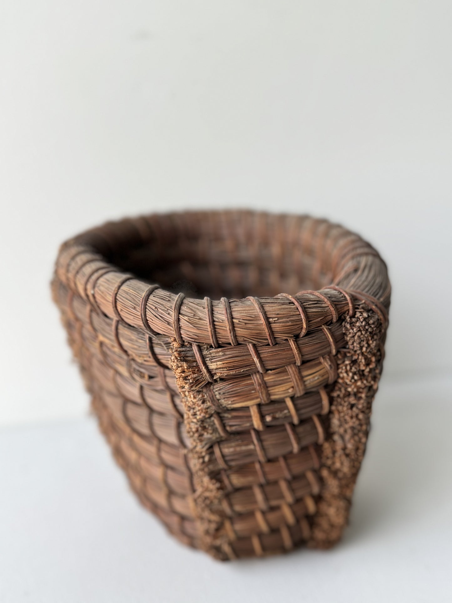 Woven Pine Needle Basket