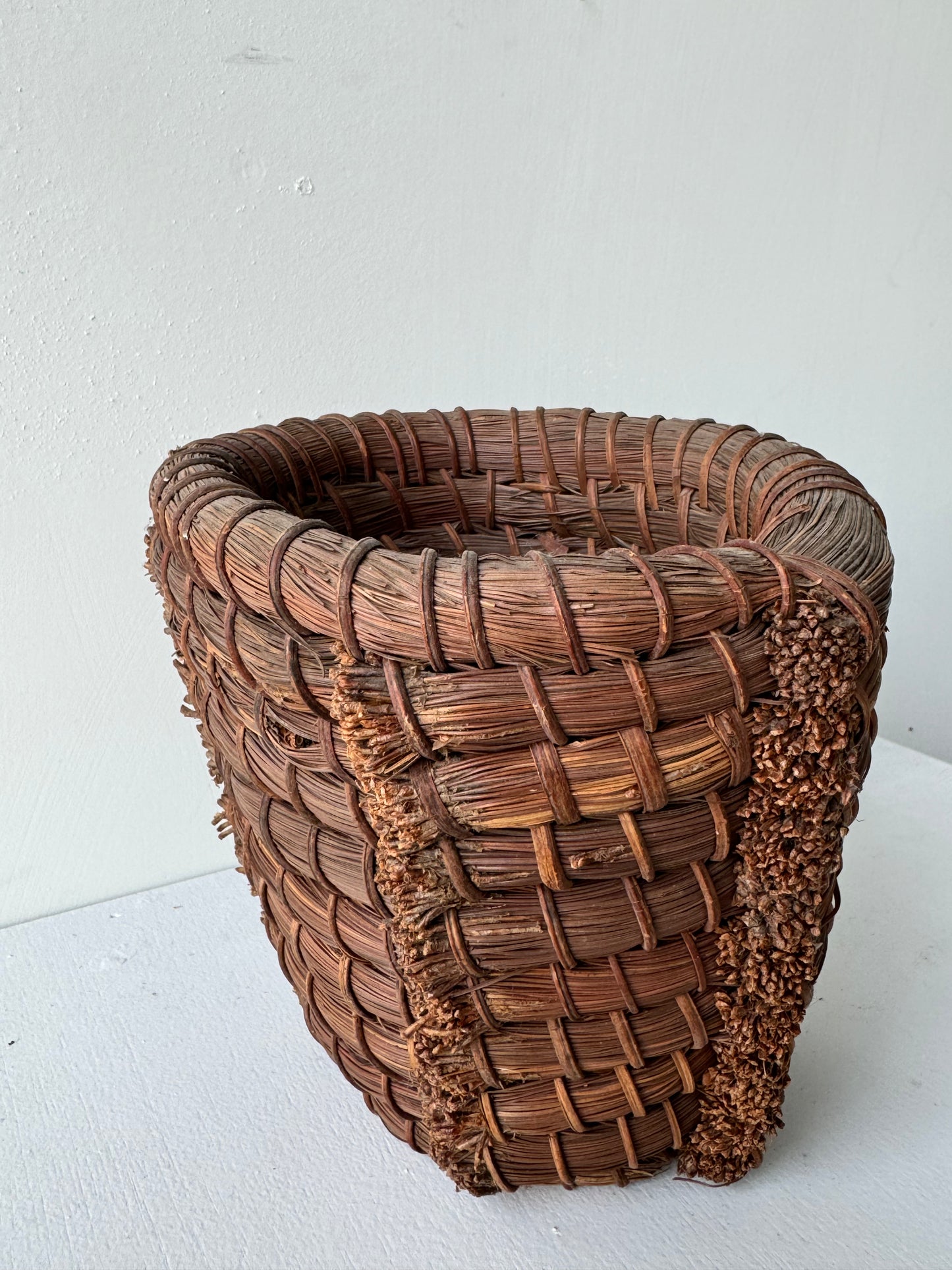 Woven Pine Needle Basket