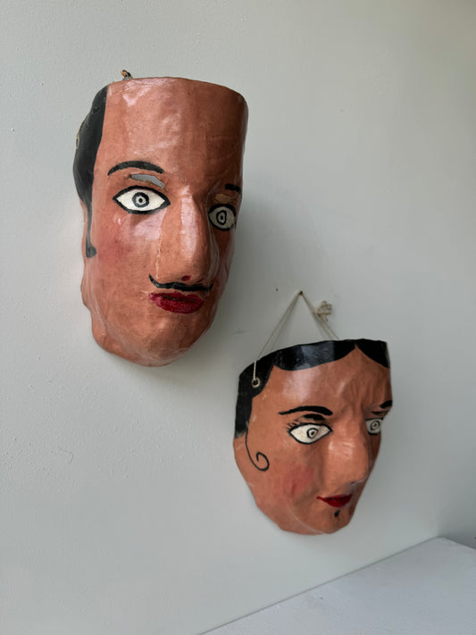 Pair of Painted Masks