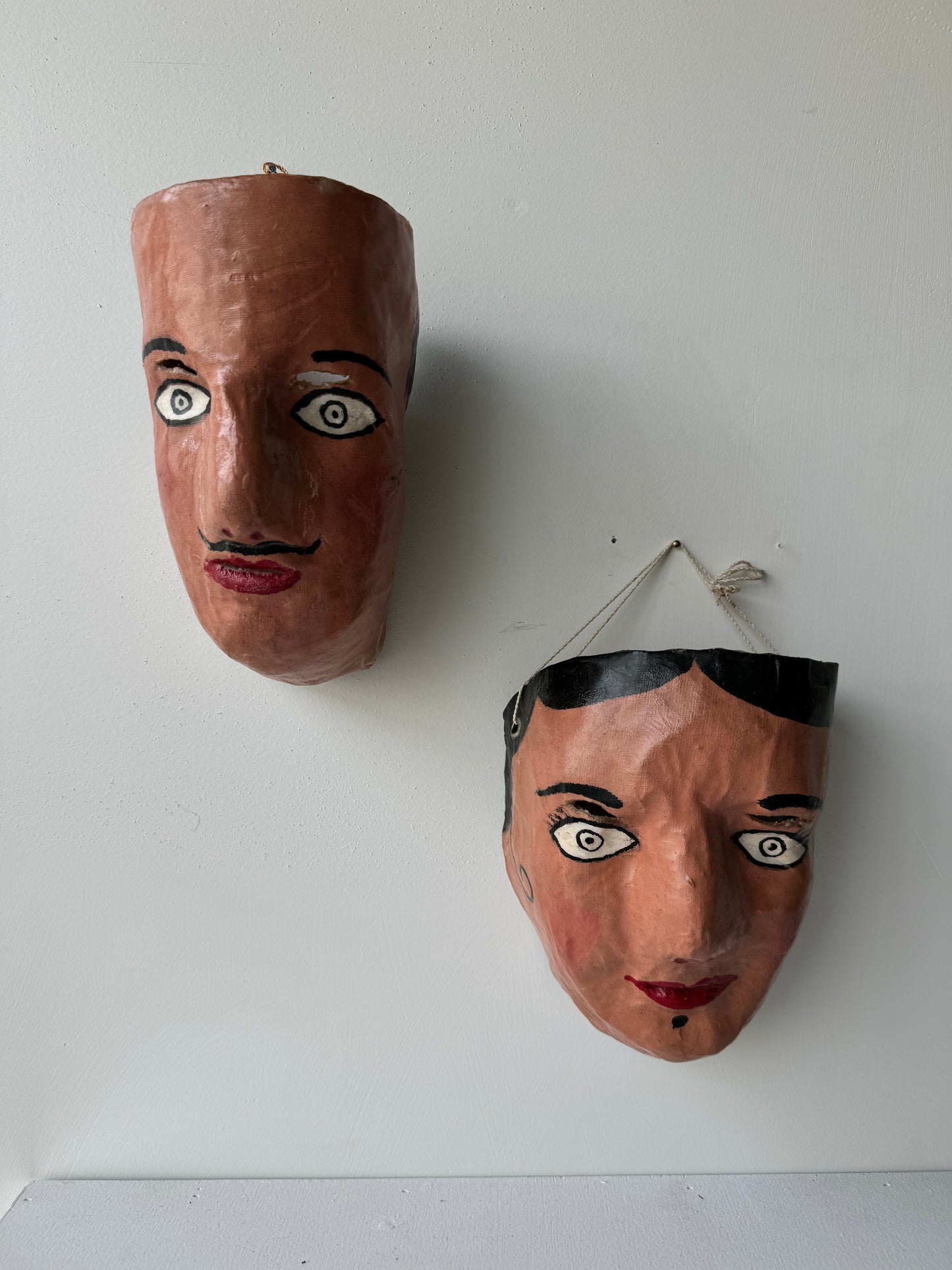 Pair of Painted Masks