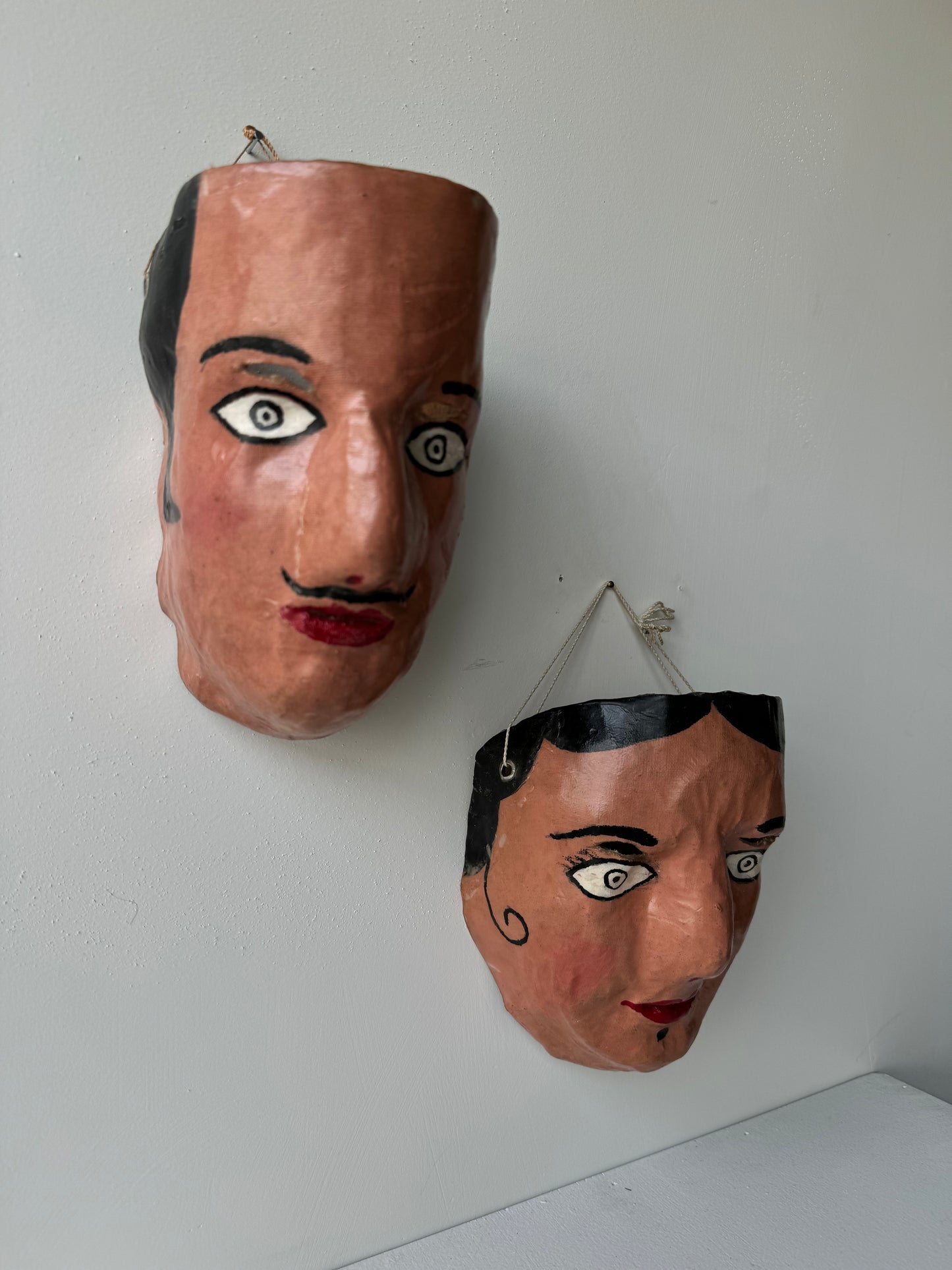 Pair of Painted Masks