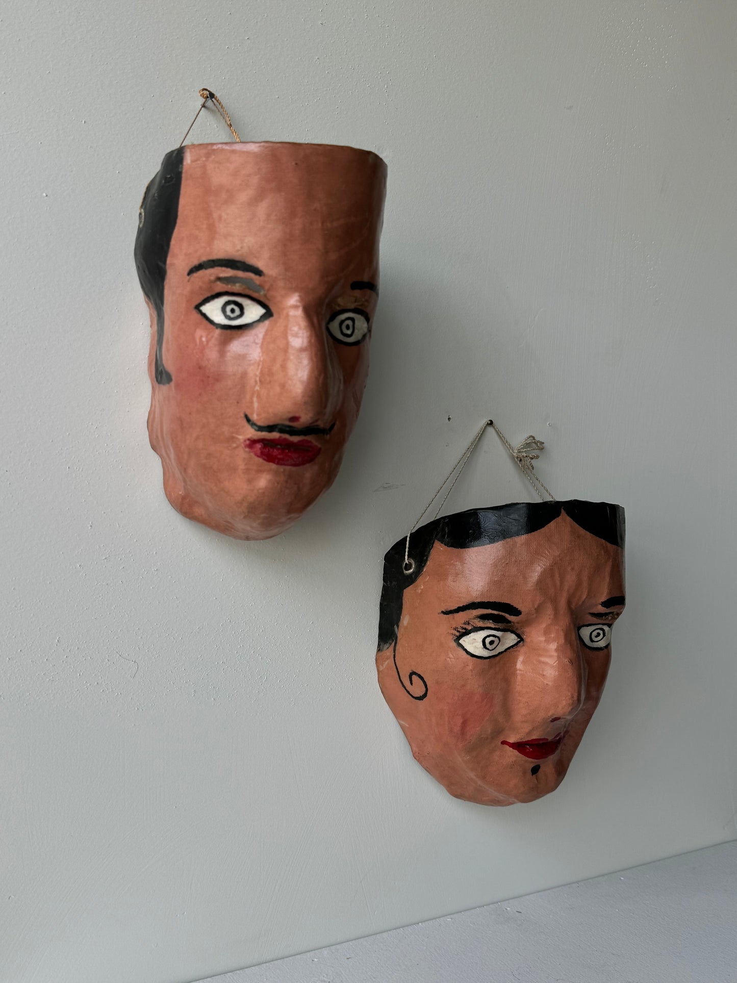 Pair of Painted Masks